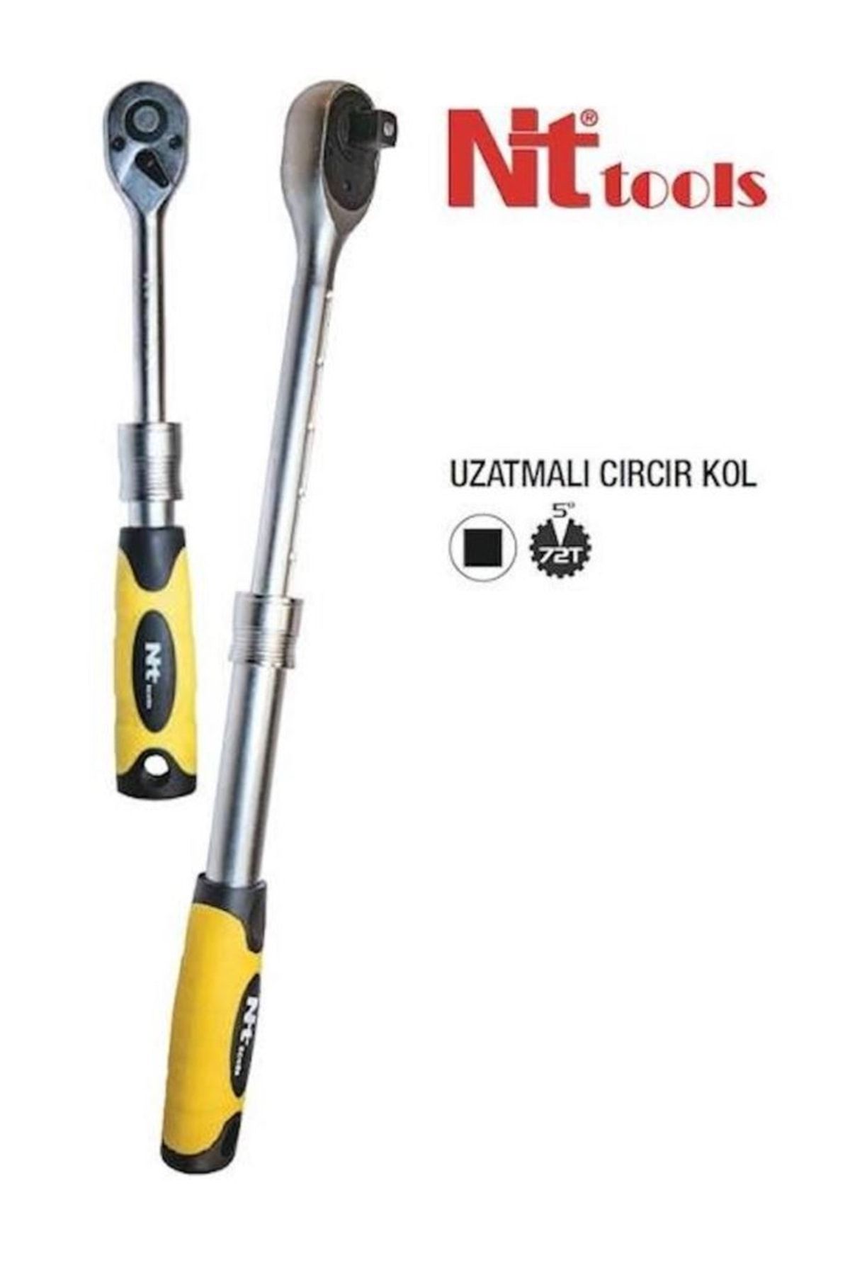 Nt Tools 1/2 Трещотка с удлинителем на 72 зубца NC12C12