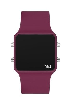 Yw1105 Uyumlu Led Mini Purple Unisex Kol Saati YW1105