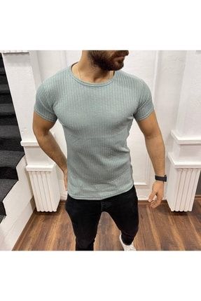 Erkek Slim Fıt T-shirt Dar Kesim BYF00020