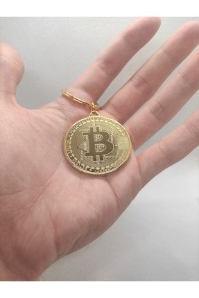 Altın Rengi Bitcoin (BTC) Anahtarlık - Kripto Para Ve Bitcoin BTCANAHTARLIK