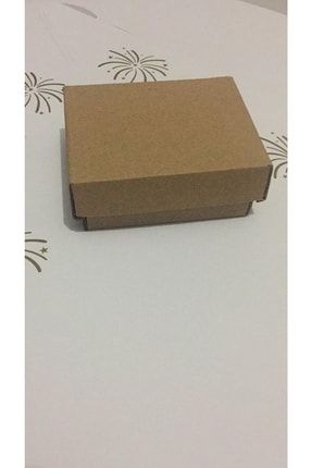 Kraft Kapaklı Orta Boy Hediye Kutusu 50 Adet 8,5x7,5 cm orta2parcahedıyekutu