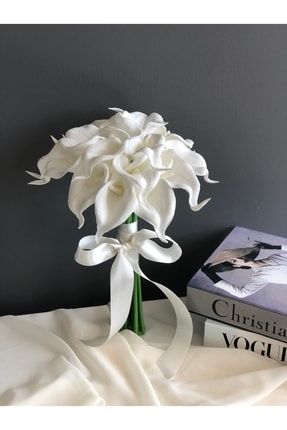 Yeni Sezon Beyaz Islak Gala Gelin Çiçeği-damat Yaka Çiçeği 2 Li Set-gelin Buketi LVN-63663737