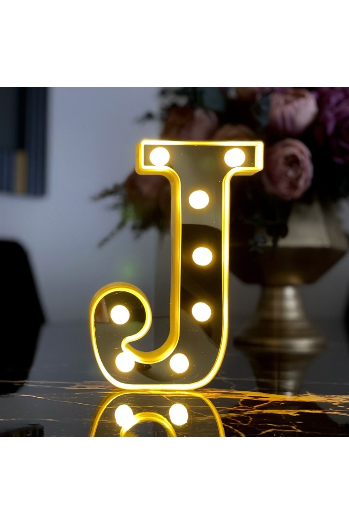 Large Led Illuminated Letter J