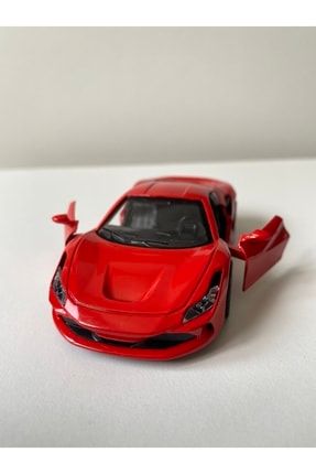 Çek Bırak Metal Model 1:32 Oyuncak Araba Kırmızı Ferrari MDL-KIRMIZ2