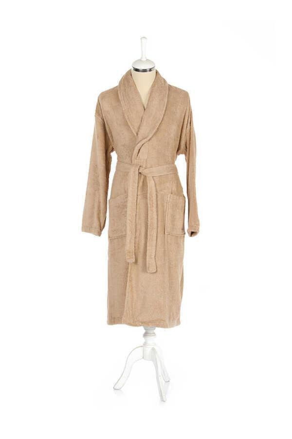 حوله تنپوش (روبدوشامبر) نود مردانه و زنانه Bornoz کلاسیک beige xxl Özdilek