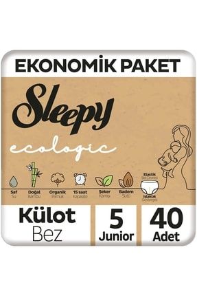 Ecologic Ekonomik Paket Külot Bez 5 Numara Junior 40 Adet 8682241206674