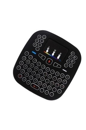 Kablosuz Işıklı 2.4ghz Mini Smart Touch Pad Tv Işıklı Klavye Dokunmatik Mause lisa-qk