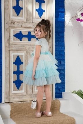 Kız Çocuk Prenses Model Abiye Elbise 3092