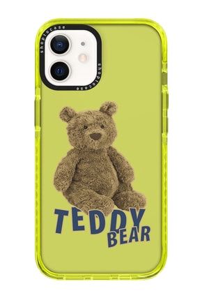 Iphone 11 Uyumlu Sarı Impact Ayı Teddy Tasarımlı Telefon Kılıfı VIP-11-309