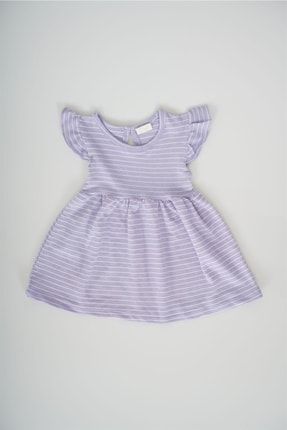 Kız Bebek Askılı Pamuk Elbise MNKKDS-1966