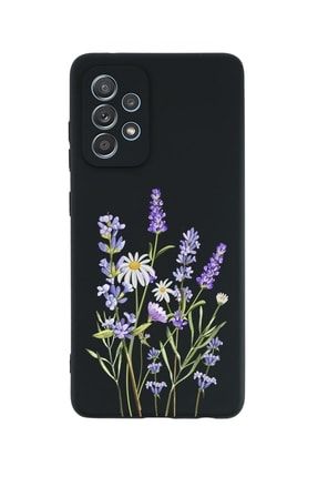 Samsung Galaxy A13 Uyumlu Lavender Desenli Premium Silikonlu Lansman Telefon Kılıfı MCSAMA13LANS161