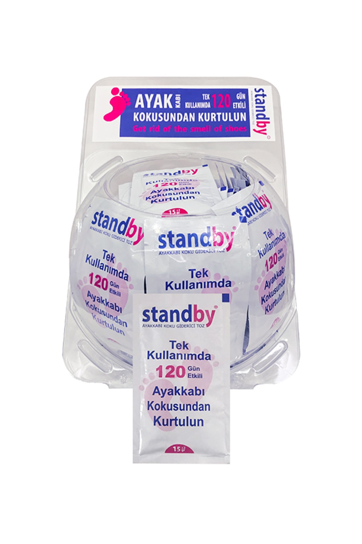 5 Adet Ayakkabı Koku Giderici Toz 120 Gün Etkili — standby5 — تصویر 3 از 8