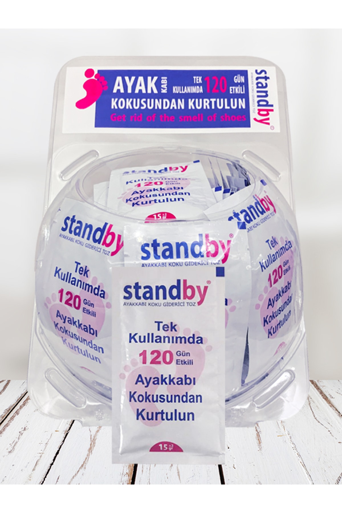 5 Adet Ayakkabı Koku Giderici Toz 120 Gün Etkili — standby5 — تصویر 6 از 8