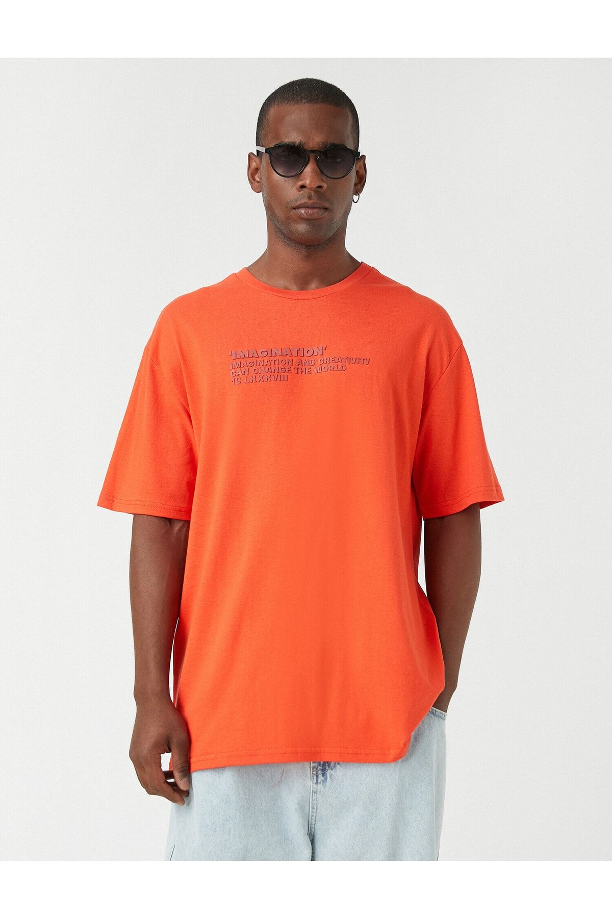 Koton T-Shirt Orange Oversized Fast ausverkauft NZ8475