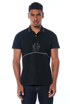Erkek Siyah Polo Tişört - Foresın GLVSM121100071