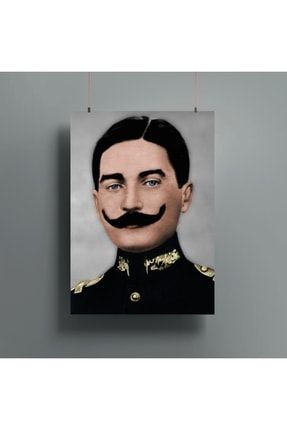 Kurmay Kıdemli Yüzbaşı Mustafa Kemal Renklendirme Poster YZBMKML