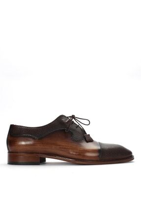 Kahverengi Bağcıklı Klasik Erkek Deri Ayakkabı 552 030-16512