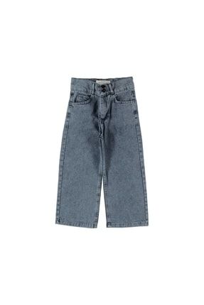 Kız Çocuk Yüksek Bel Boyfirend Jean Kot Pantolon 00837