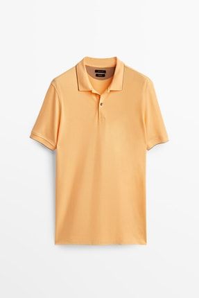Kontrast Kısa Kollu Pamuklu Polo T-shirt 00752290
