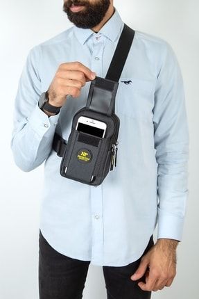 Body Bag Telefon Bölmeli Çapraz Çanta Ayarlanabilir Askılı Çanta Best046