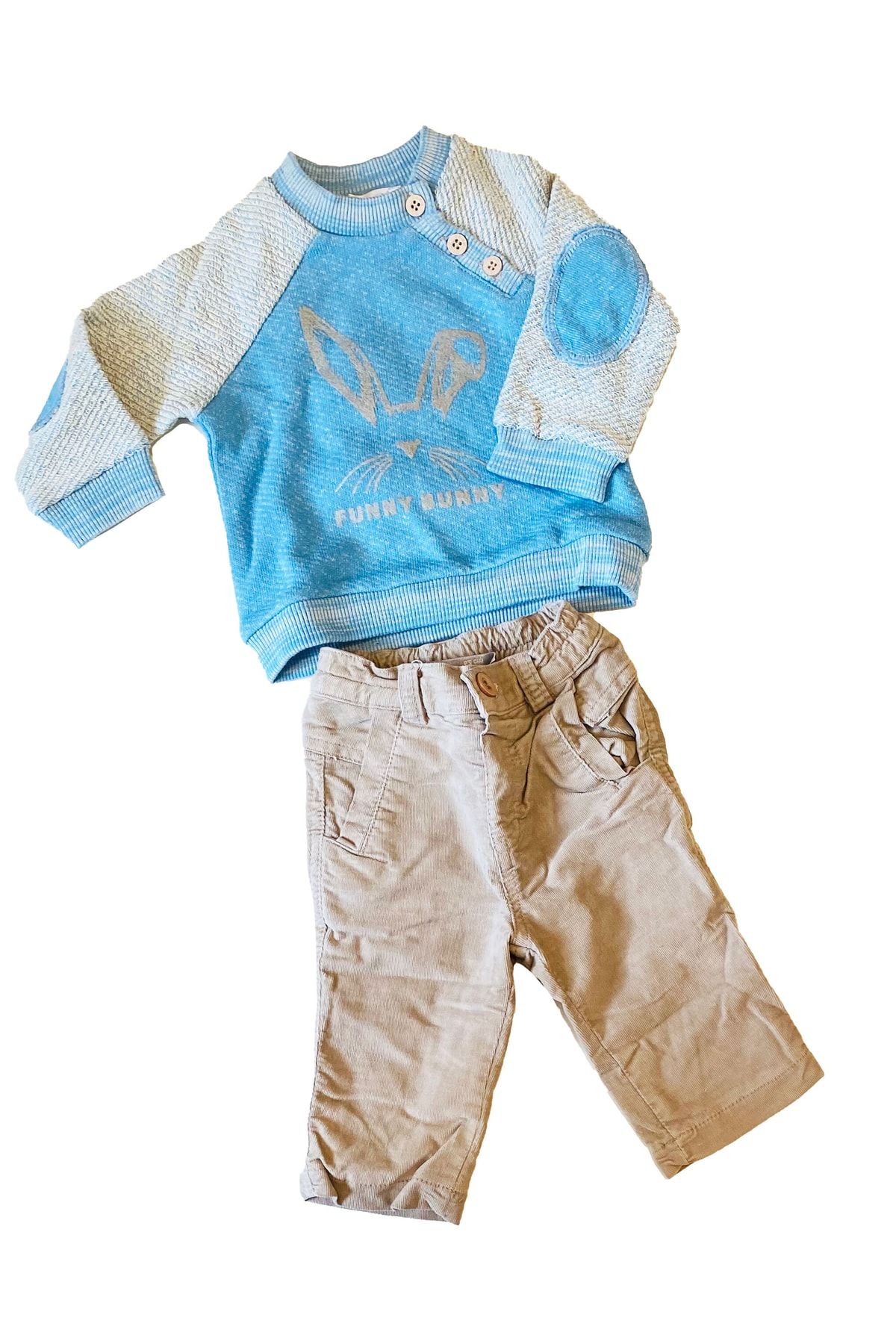 Sweatshirt and trousers top