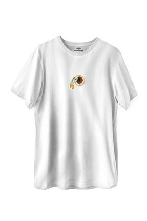 Redskins Oversize Tshirt (logo Nakış) TSH-OVR-WHT-EMB-Redskins