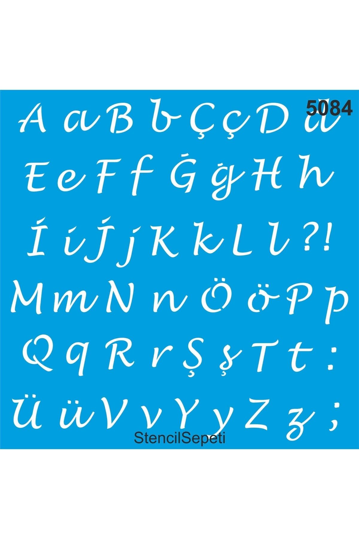 Stencilsepeti font lucida handwriting pattern stencil painting