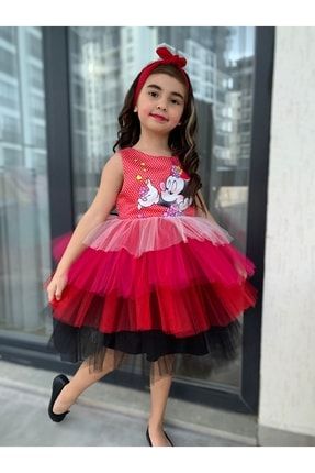 Miki Tütü Etek Elbise Kaliteli Kız Çocuk Elbise De En El-01