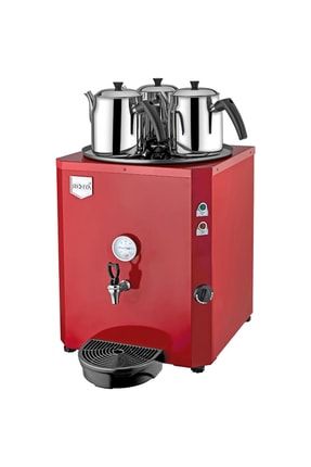 Jumbo Çay Makinesi 40 Litre 3 Demlik Dahil Şamandıralı (şebeke) Kırmızı TY_CM4040RT