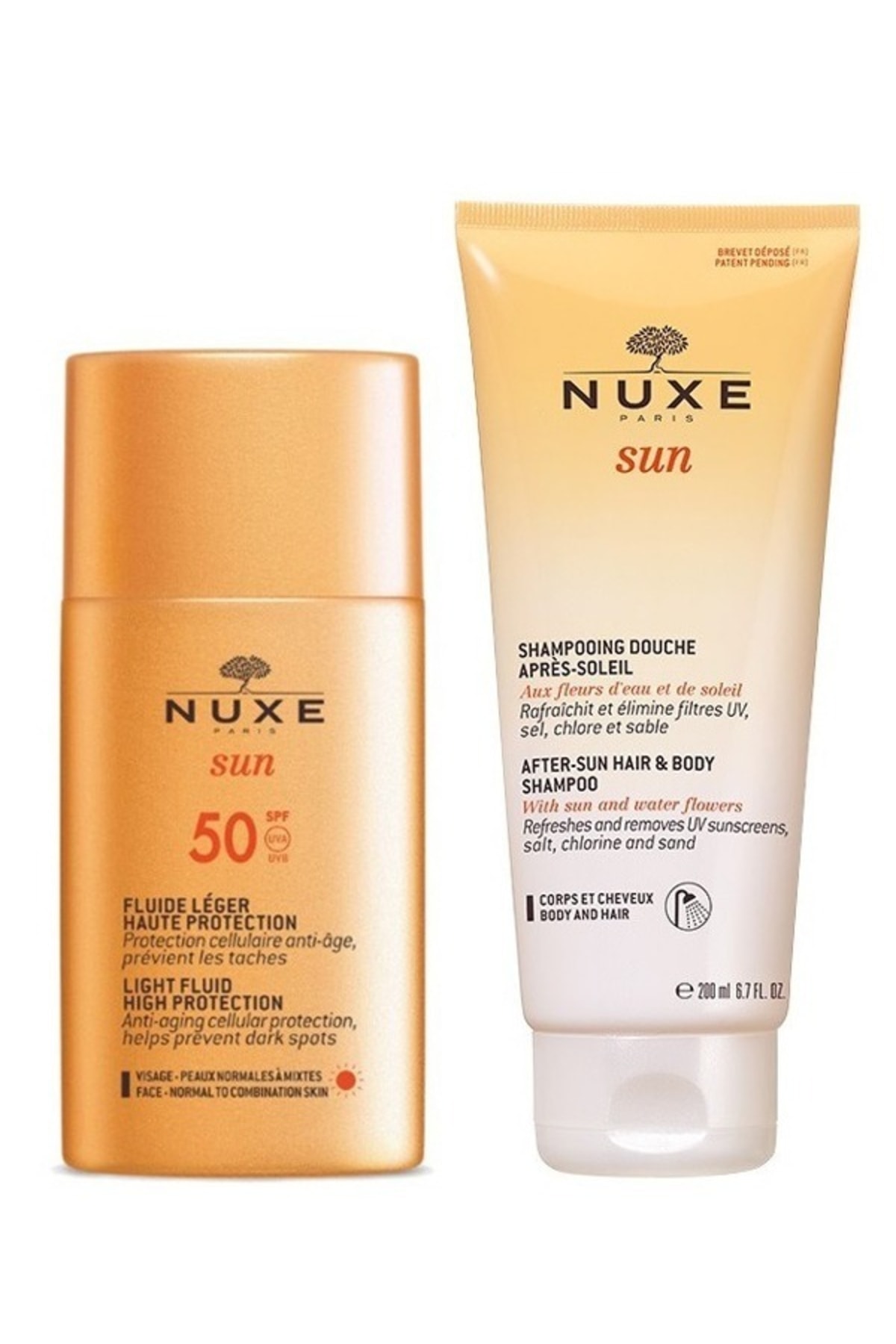 Nuxe Hafif Dokulu Yüz Kremi Spf 50 50 Ml- Güneş Sonrası Nemlendirici Saç Ve Vücut Şampuanı