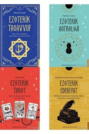 Ezoterik Tasavvuf - Ezoterik Edebiyat - Ezoterik Astroloji - Ezoterik Tarot - 4 Kitap Set EZTRK1234ST