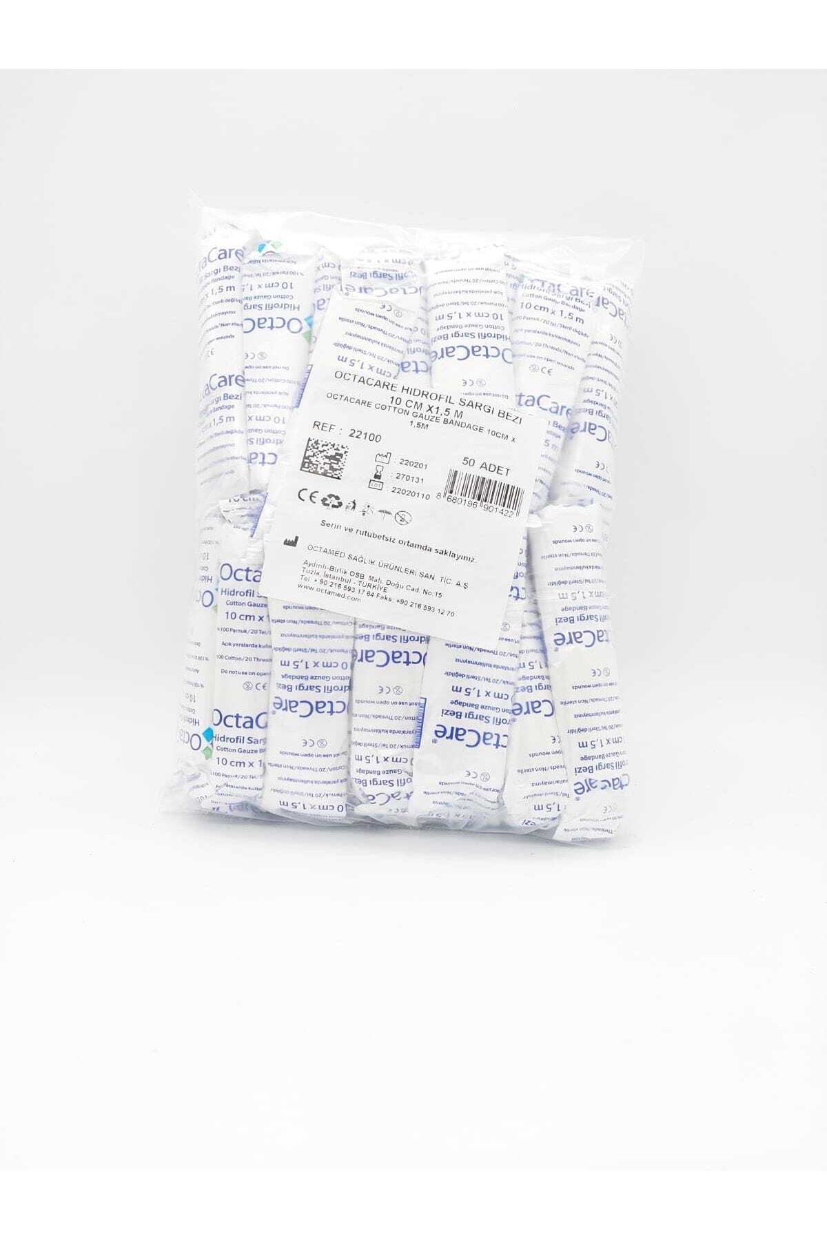 Hidrofil Sargı Bezi 10cm X 1.5m 50'li Tek Paket 50 Adet 2