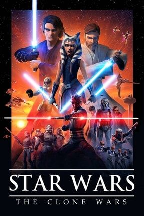 Star Wars The Clone Wars (2008) 70 Cm X 100 Cm Afiş – Poster Honhartan TRNDYLPOSTER10139