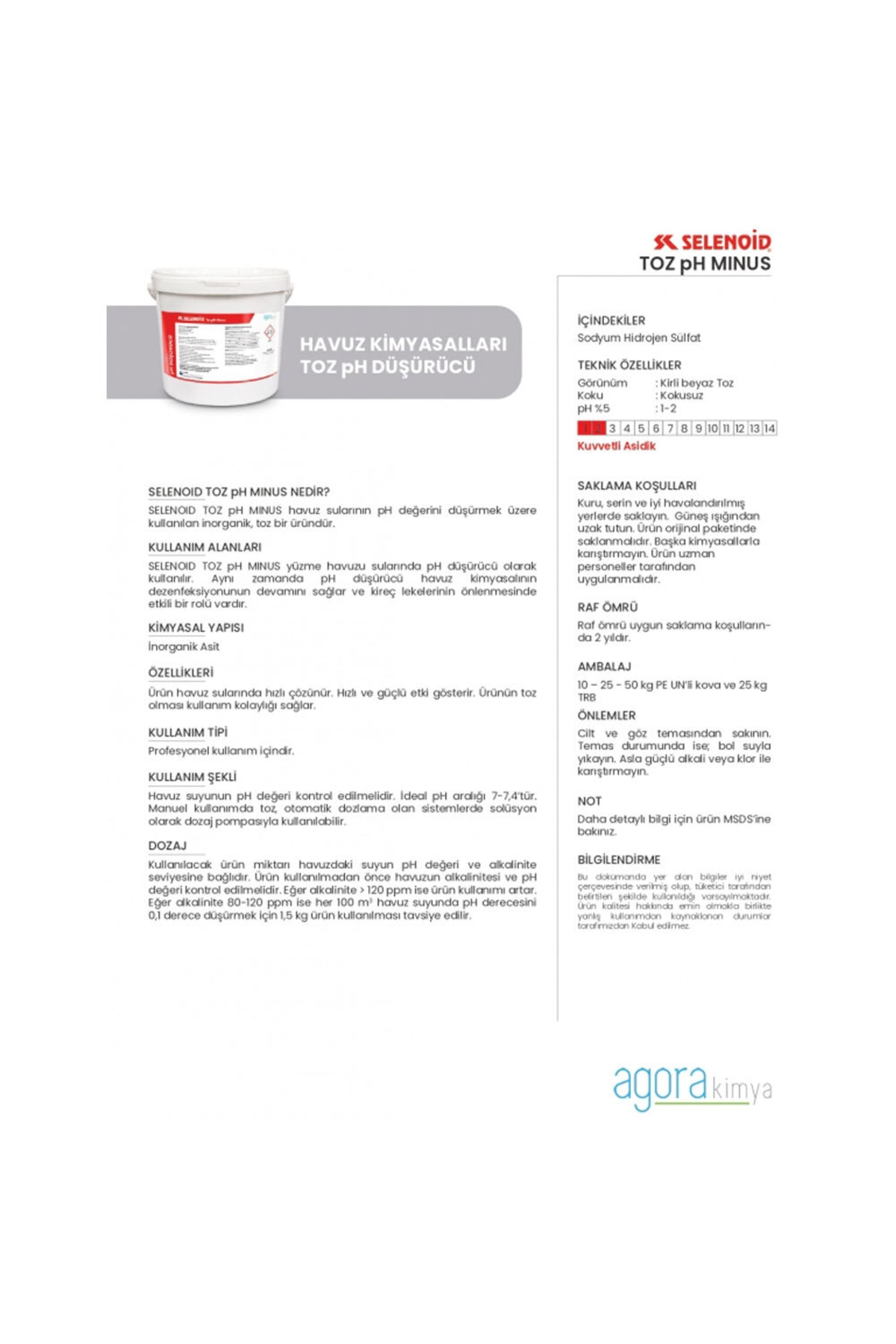 Toz Ph Düşürücü - 25 Kg 2