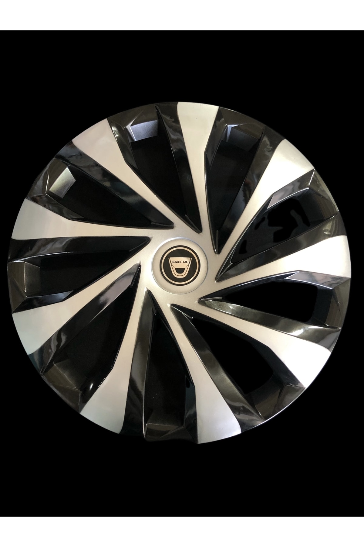 Safran Dacıa Logolu 16’ınc 4’lü Siyah Gri Jant Kapağı