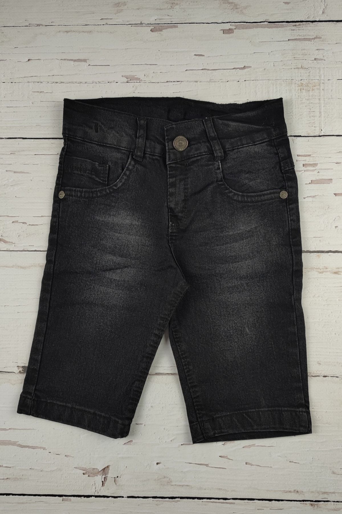 ADA BEBEK OCUK Boy s Cotton Grinded Style Denim Capri Trendyol