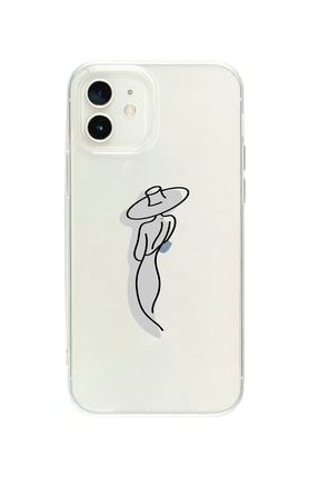Iphone 12 Mini Uyumlu Madame Desenli Premium Şeffaf Silikon Kılıf apple 12 mini dsn