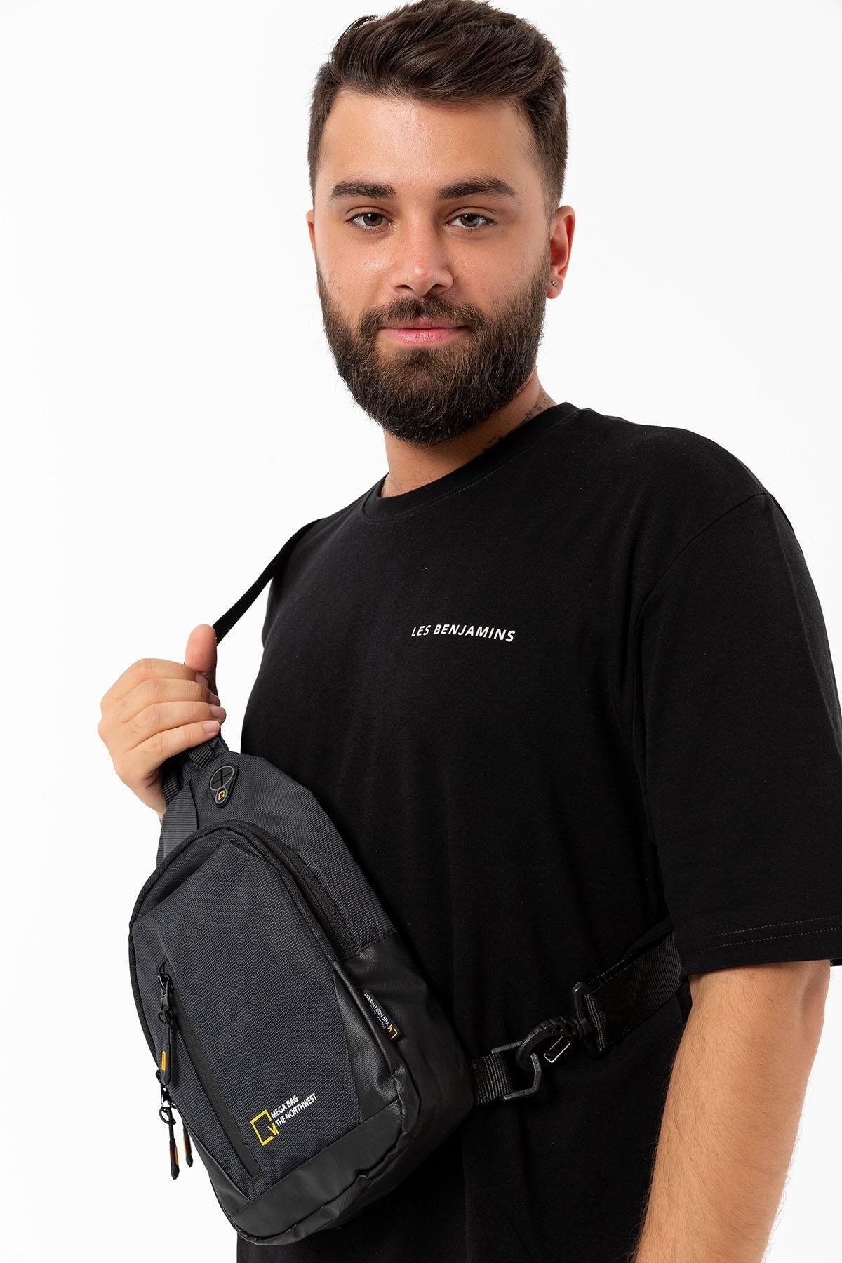 کوله پشتی زنانه مشکی Saria Moda | badybag اورجینال - تصویر 3