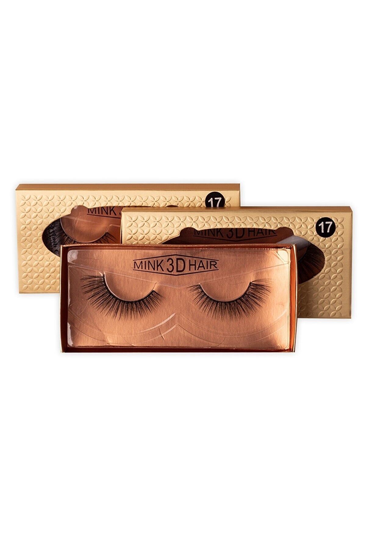 Muggio 718 Kolay Uygulanabilir Yapıştırıcılı Doğal Ipek Takma Kirpik 3d