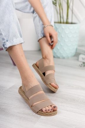 Şeritli Kadın Sandalet DPRMGLSTSN01