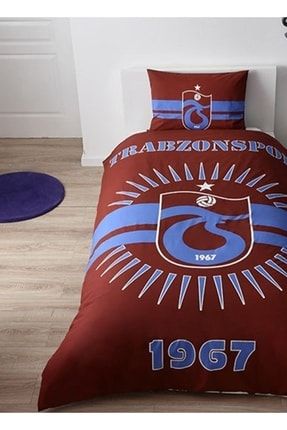 Trabzon Spor Parlayan Güneş Lisanslı Tek Kişilik Nevresim Takımı 60163951