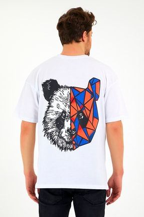 Panda Oversize T-shirt YAKALI-PANDA-TSHİRT