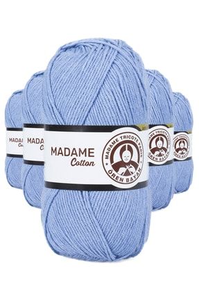 5 Adet Madame Cotton El Örgü Ipi Yünü 100 Gr 013 Koyu Mavi RYL-5ARORMC013