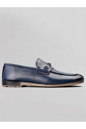 Willard Erkek Hakiki Deri Klasik Loafer Ayakkabı-lacivert TX09CE6D0A1041