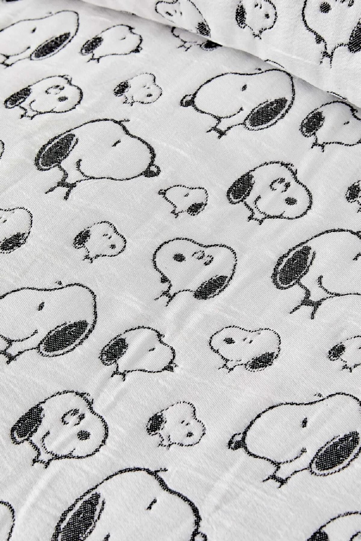 PEANUTS-By Karaca Home Snoopy Lazy Days Single Bedspread Set 4