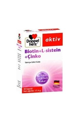 Aktiv Biotin+l-sistein+çinko 30 Kapsül 4009932627701