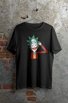 Rick And Morty Joker Suicide Siyah Unisex Tshirt APEXMODA1000223