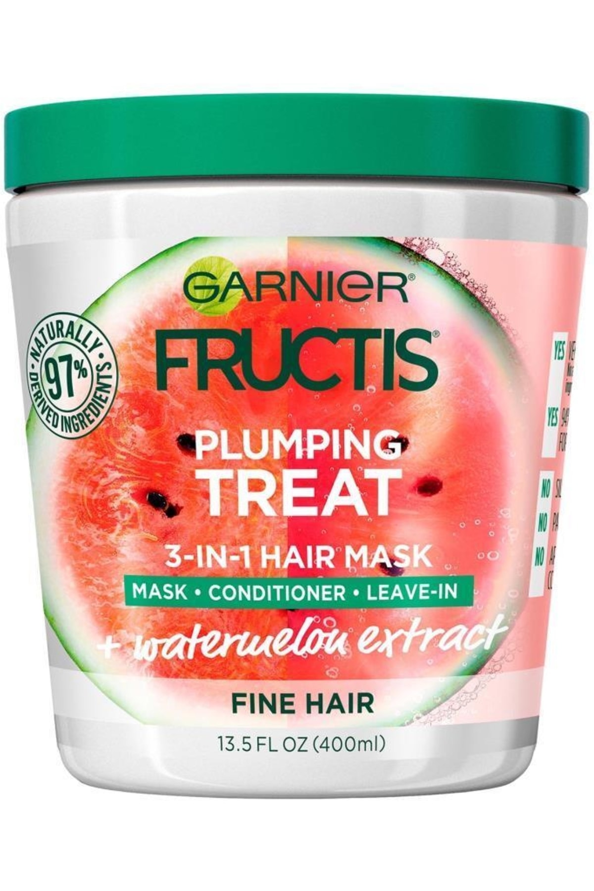 Garnier Fructis Karpuz Özlü Ince Saçlar Için Saç Maskesi 400ml