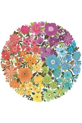 500 Parçalı Daire Puzzle Çiçekler 171675