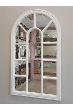 Padova Model Beyaz Renk Dekoratif Pencere Ayna HPS-1761
